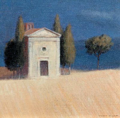 Chapel near Pienza II, 2012 by Lincoln Seligman